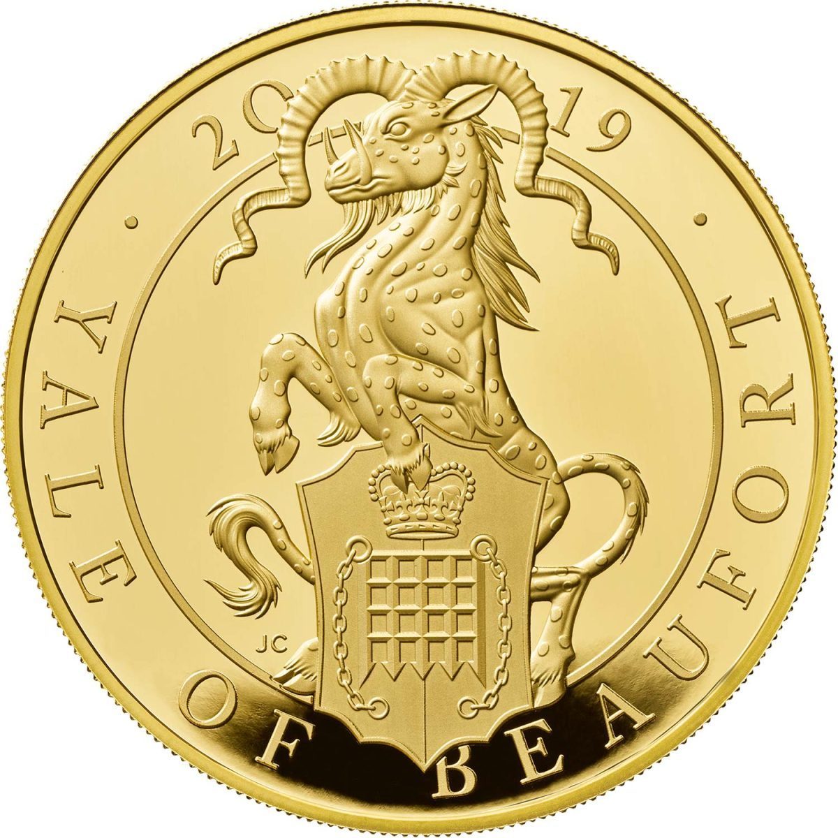 500 Pounds - Elizabeth II Yale of Beaufort; Gold Proof