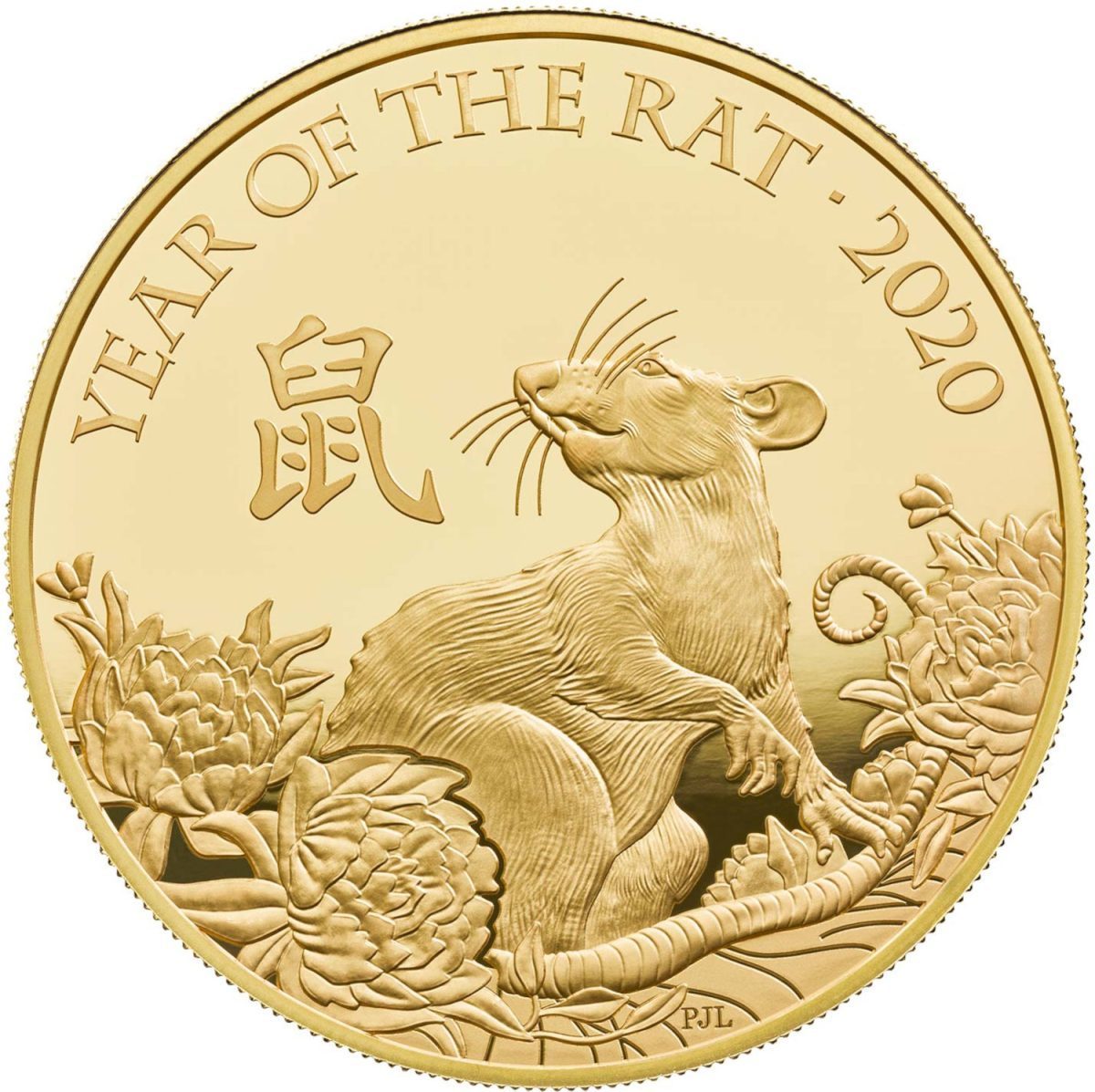 500 Pounds - Elizabeth II Year of the Rat; Gold Proof reverse