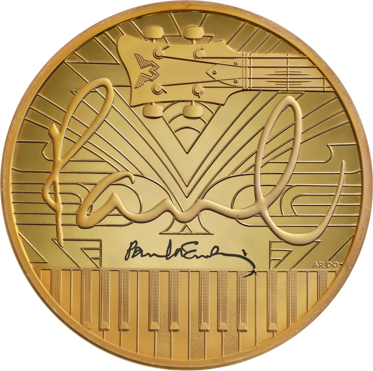 5000 Pounds - Charles III Paul McCartney; Gold Proof