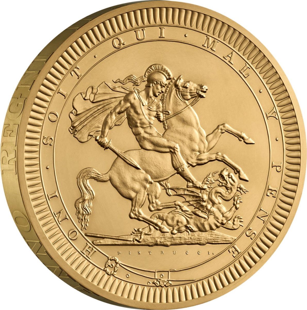 5000 Pounds - Charles III St George & The Dragon; Gold Proof
