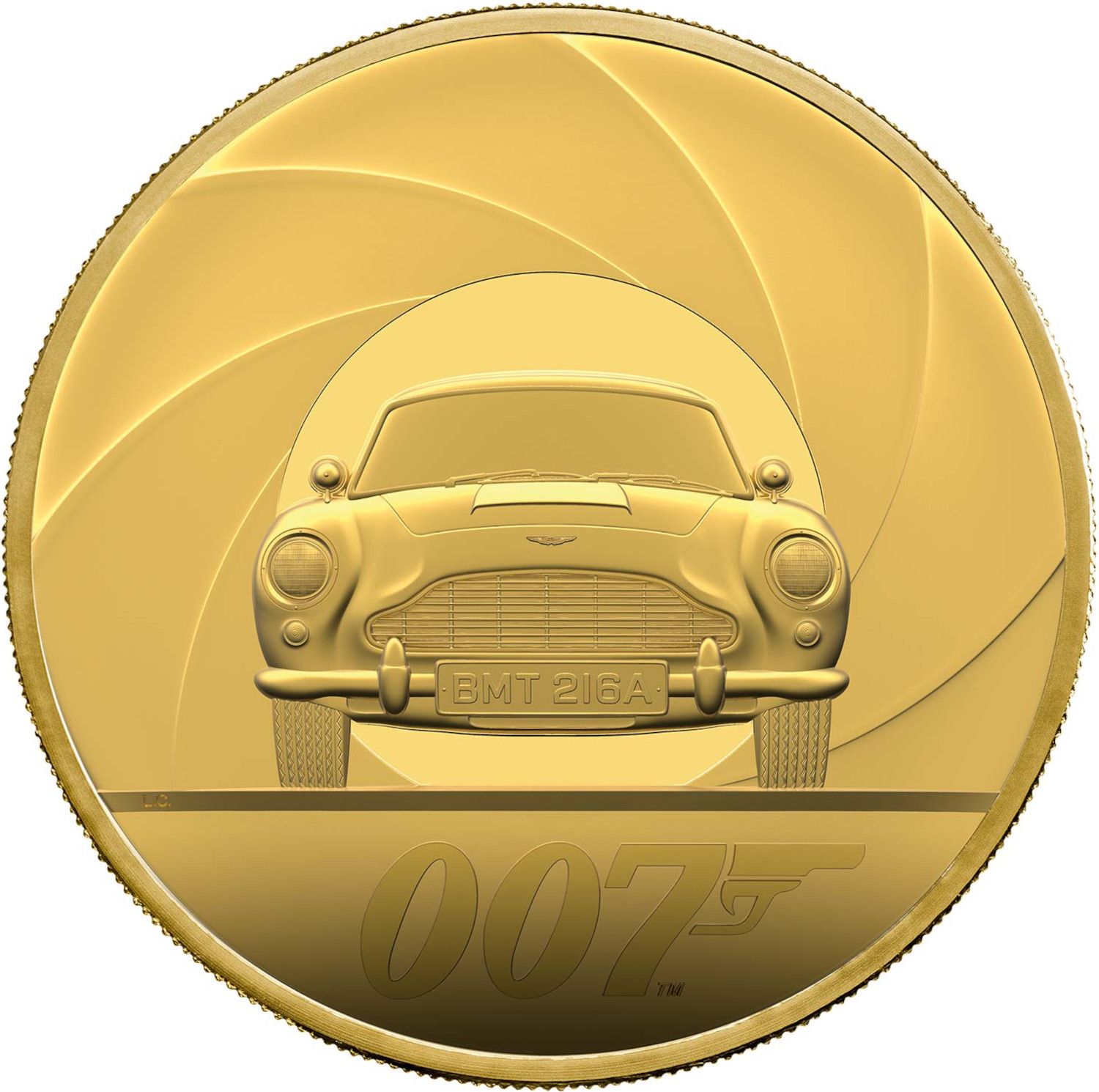 5000 Pounds - Elizabeth II James Bond; Gold Proof