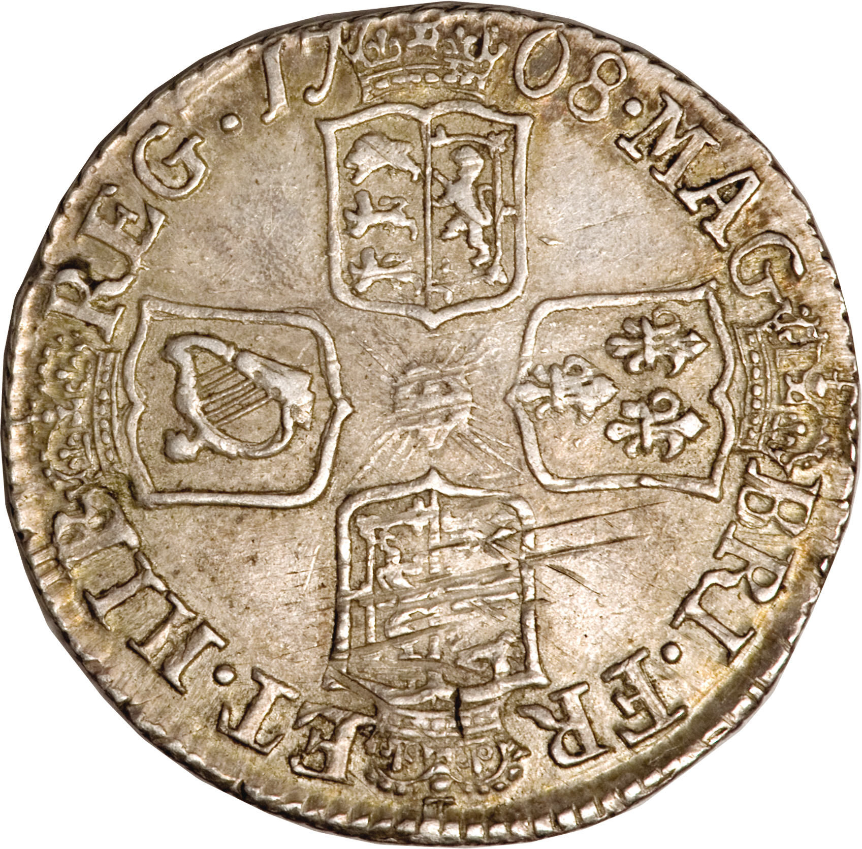 6 Pence - Anne incl. 'Edinburgh' bust reverse