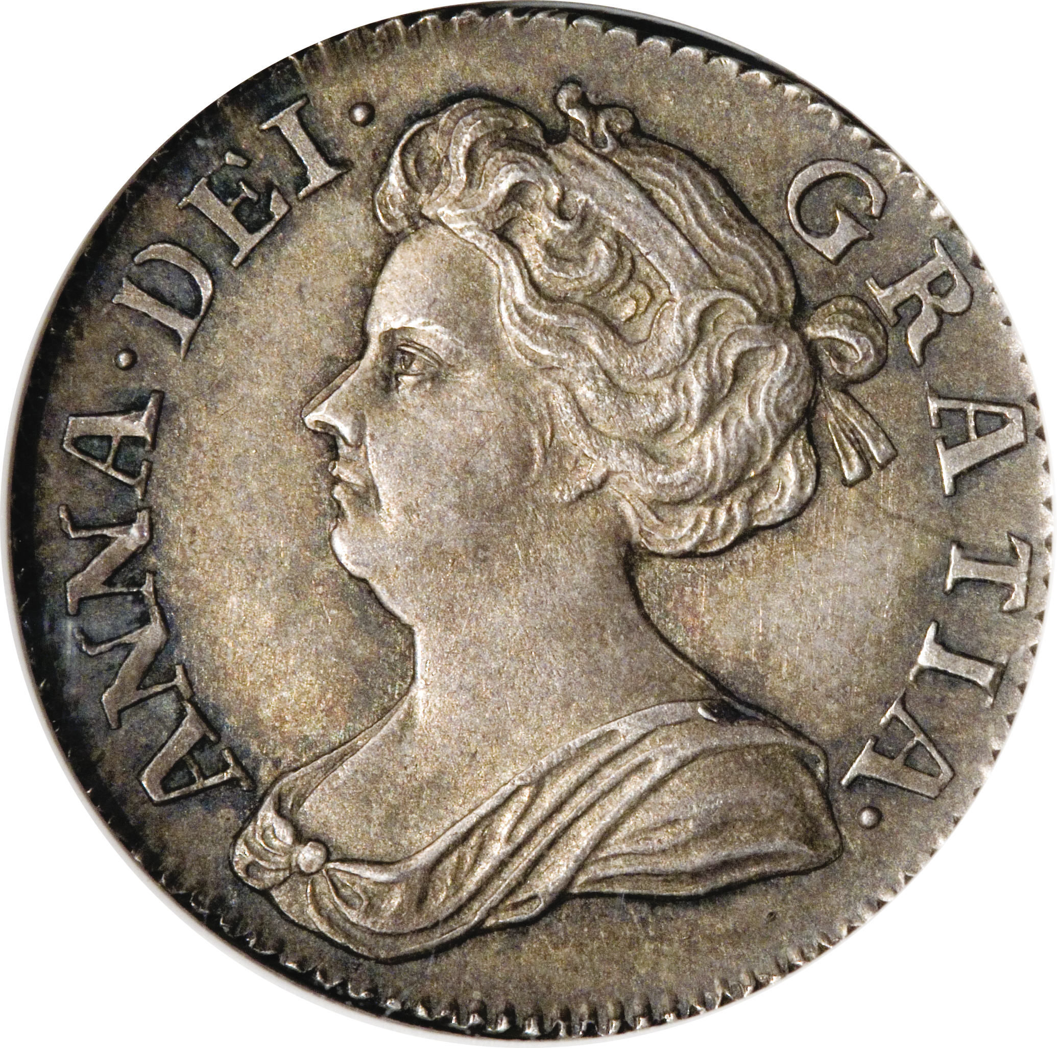 6 Pence - Anne Normal bust obverse