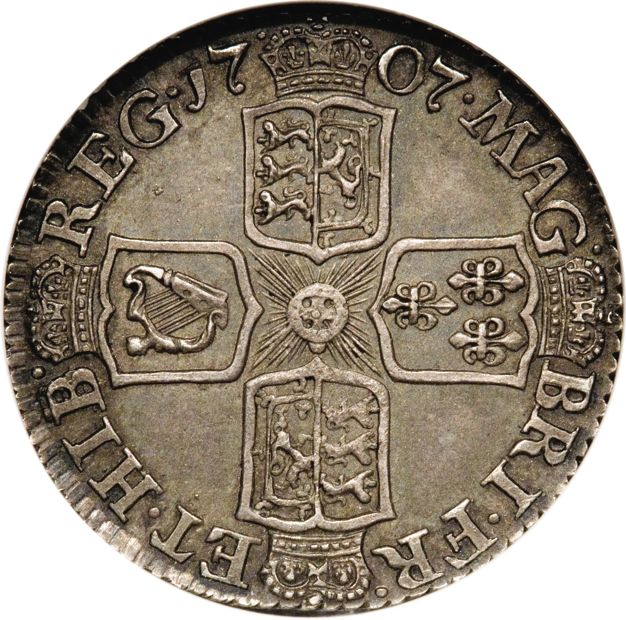 6 Pence - Anne Normal bust reverse