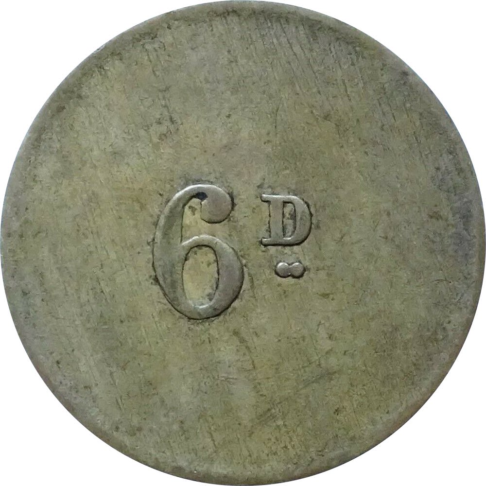 6 Pence - Brynmawr British Legion Club reverse