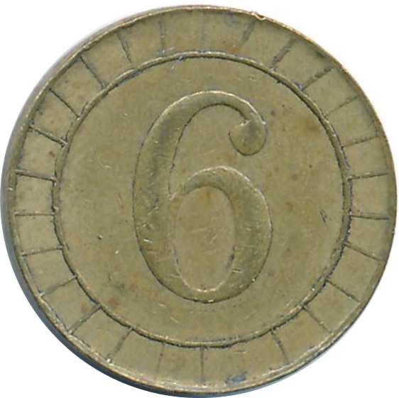 6 Pence - CAS reverse