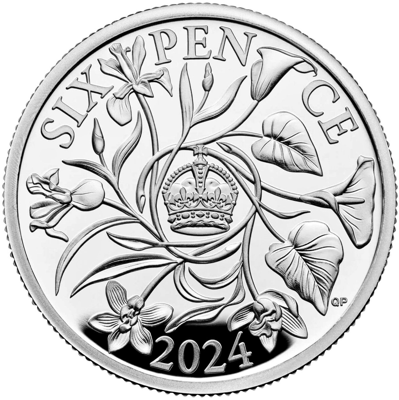 6 Pence - Charles III Silver reverse