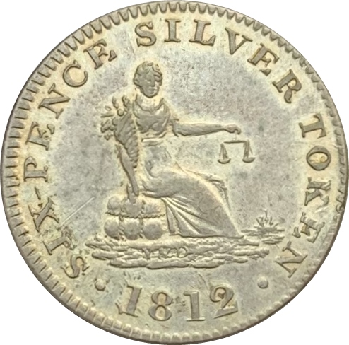 6 Pence Cheshire - Stockport / T.Cartwright reverse