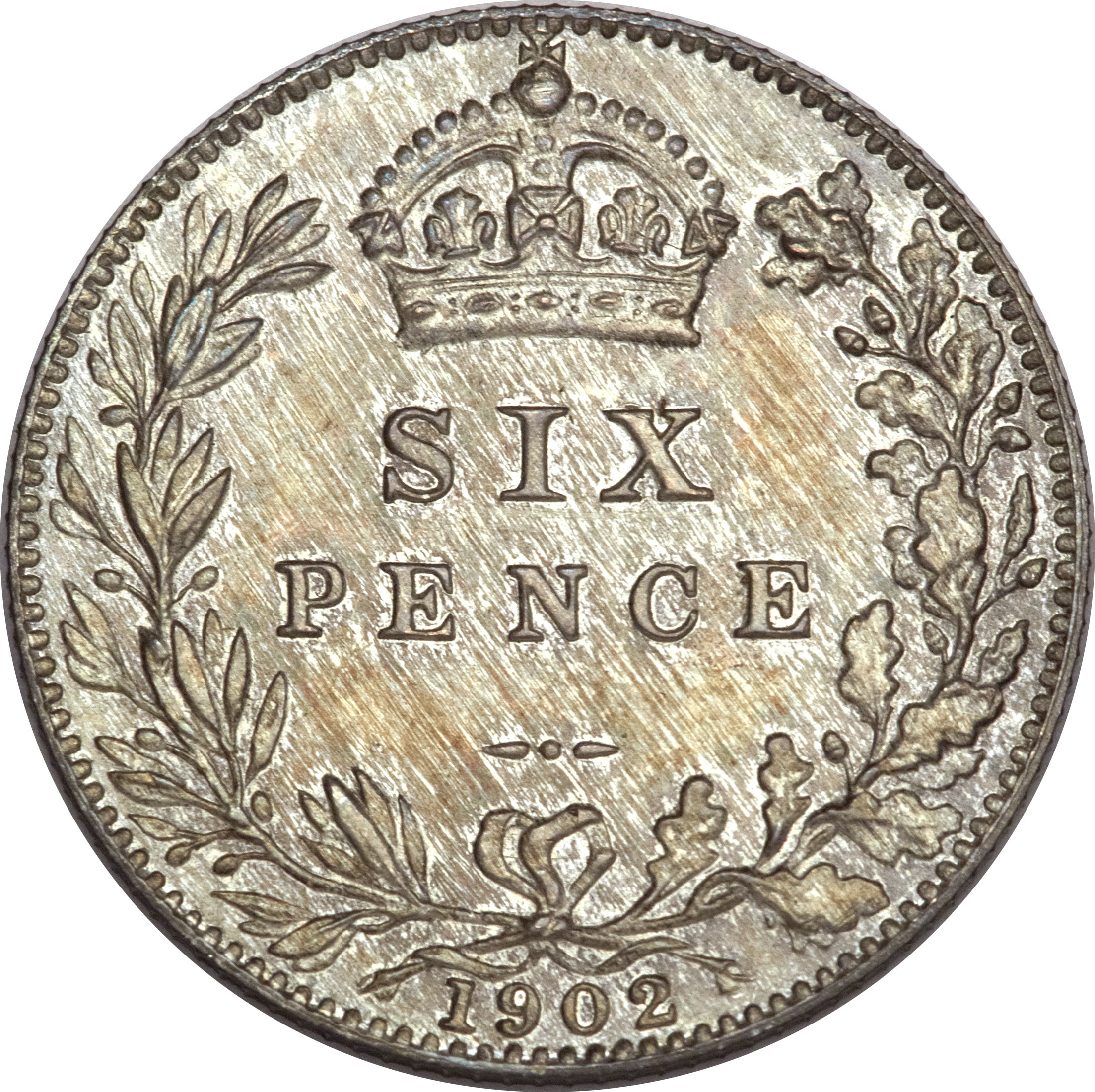 6 Pence - Edward VII reverse