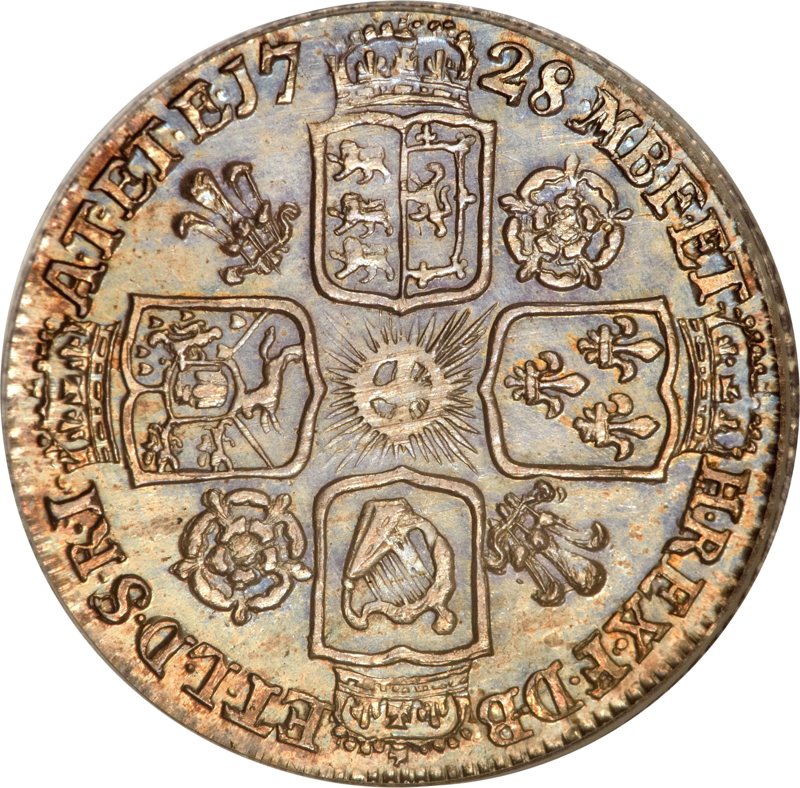 6 Pence - George II Young bust reverse