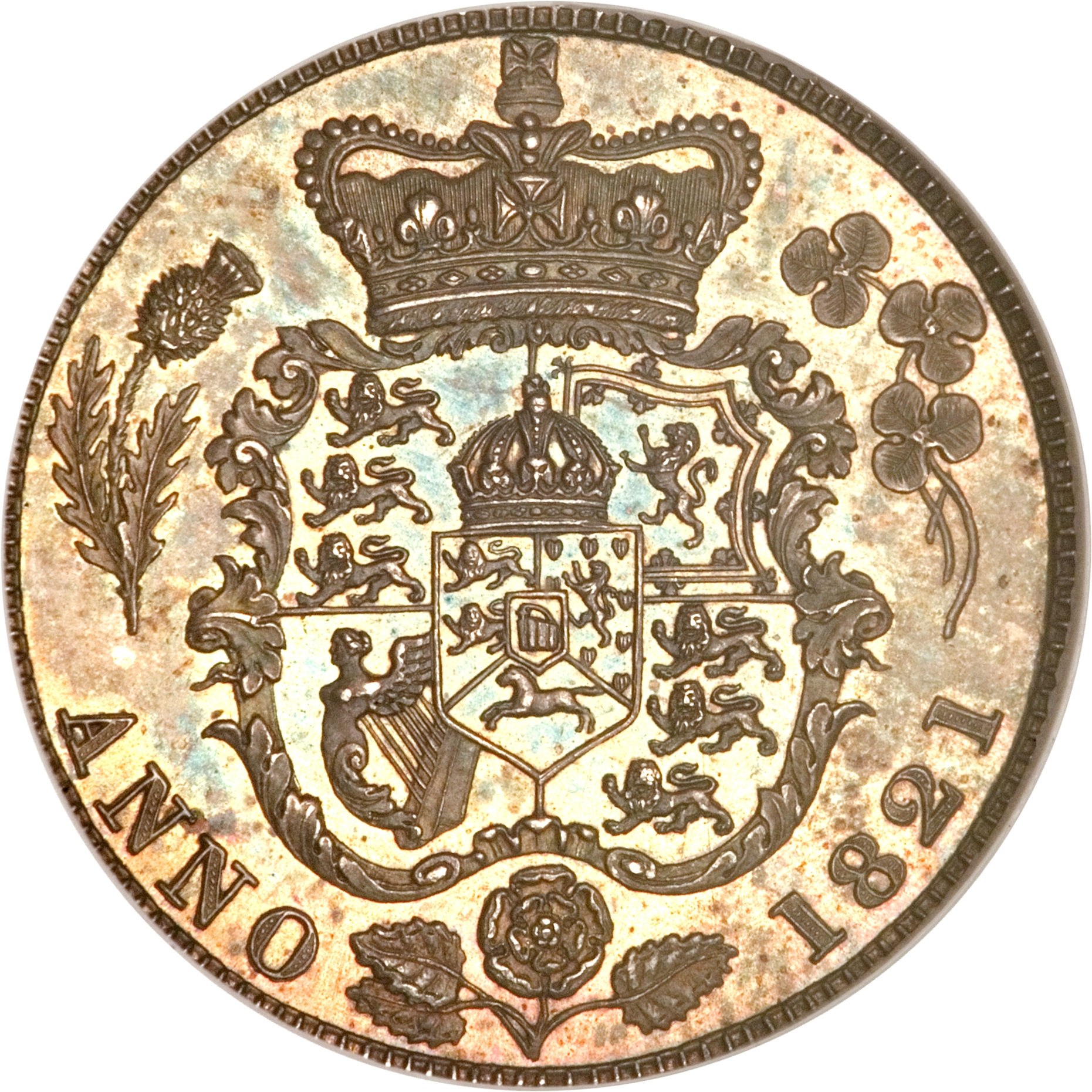 6 Pence - George IIII 1st reverse reverse