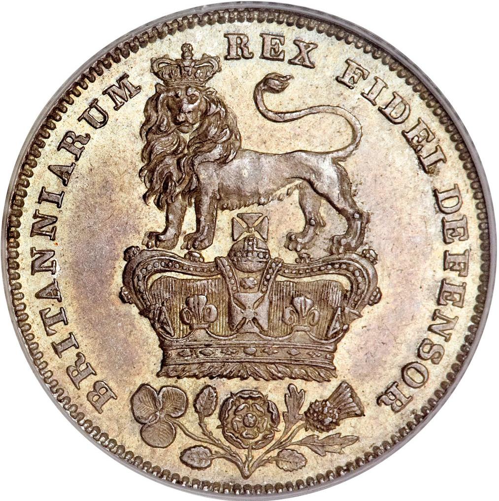 6 Pence - George IV 3rd reverse reverse