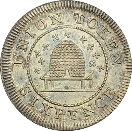 6 Pence Hampshire - Newport, Isle of Wight reverse