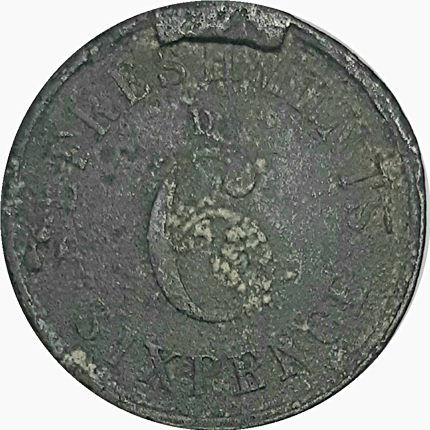 6 Pence - Highbury Barn London reverse