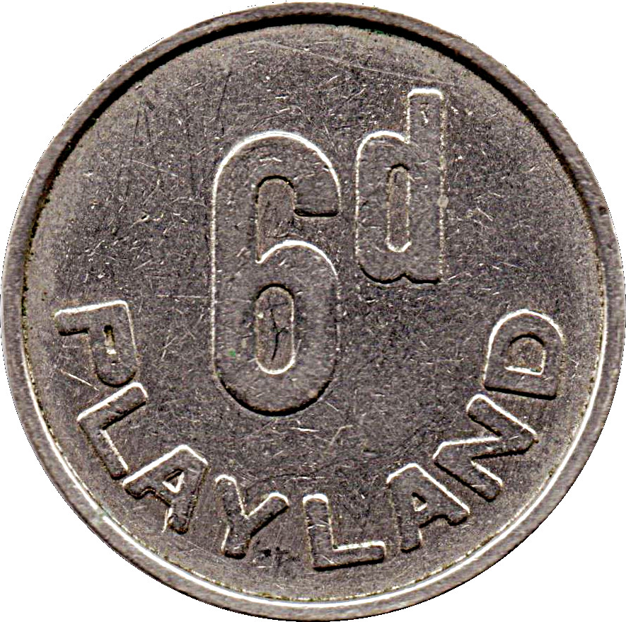 6 Pence - Playland reverse