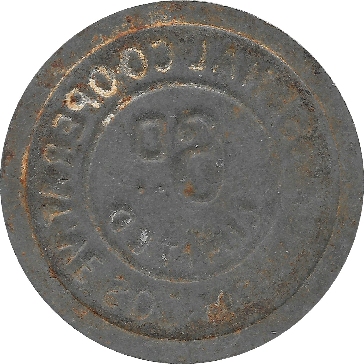 6 Pence - Royal Arsenal CSL reverse