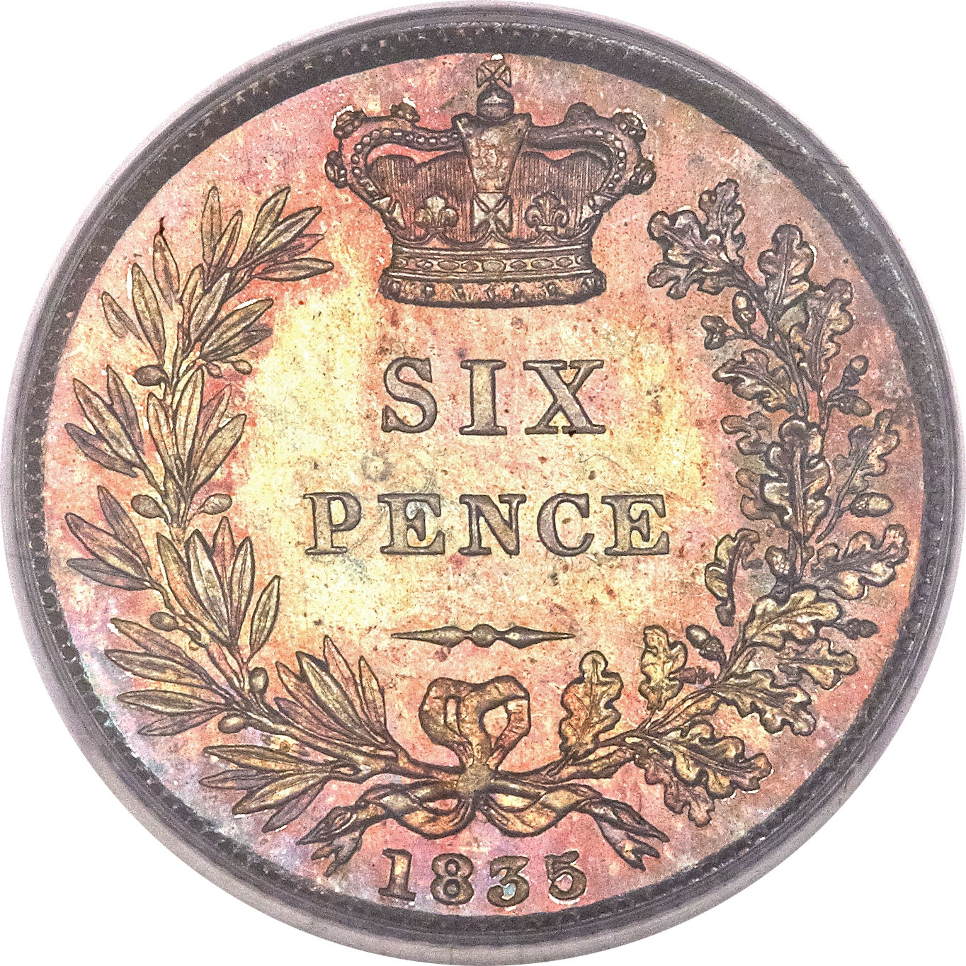 6 Pence - William IV reverse