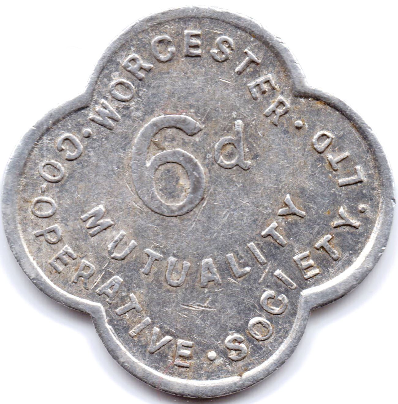 6 Pence - Worcester CSL reverse