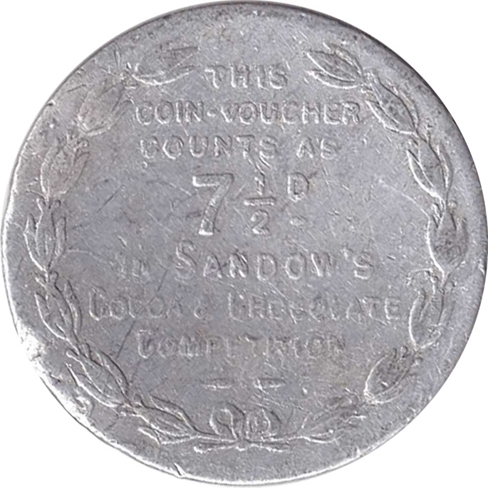 7½ Pence - Eugen Sandow reverse