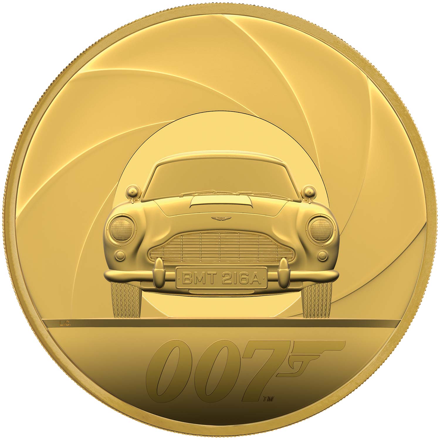 7000 Pounds - Elizabeth II James Bond; Gold Proof