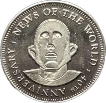 Fantasy Coin - Brian May 6 Pence Guitar Pick reverse