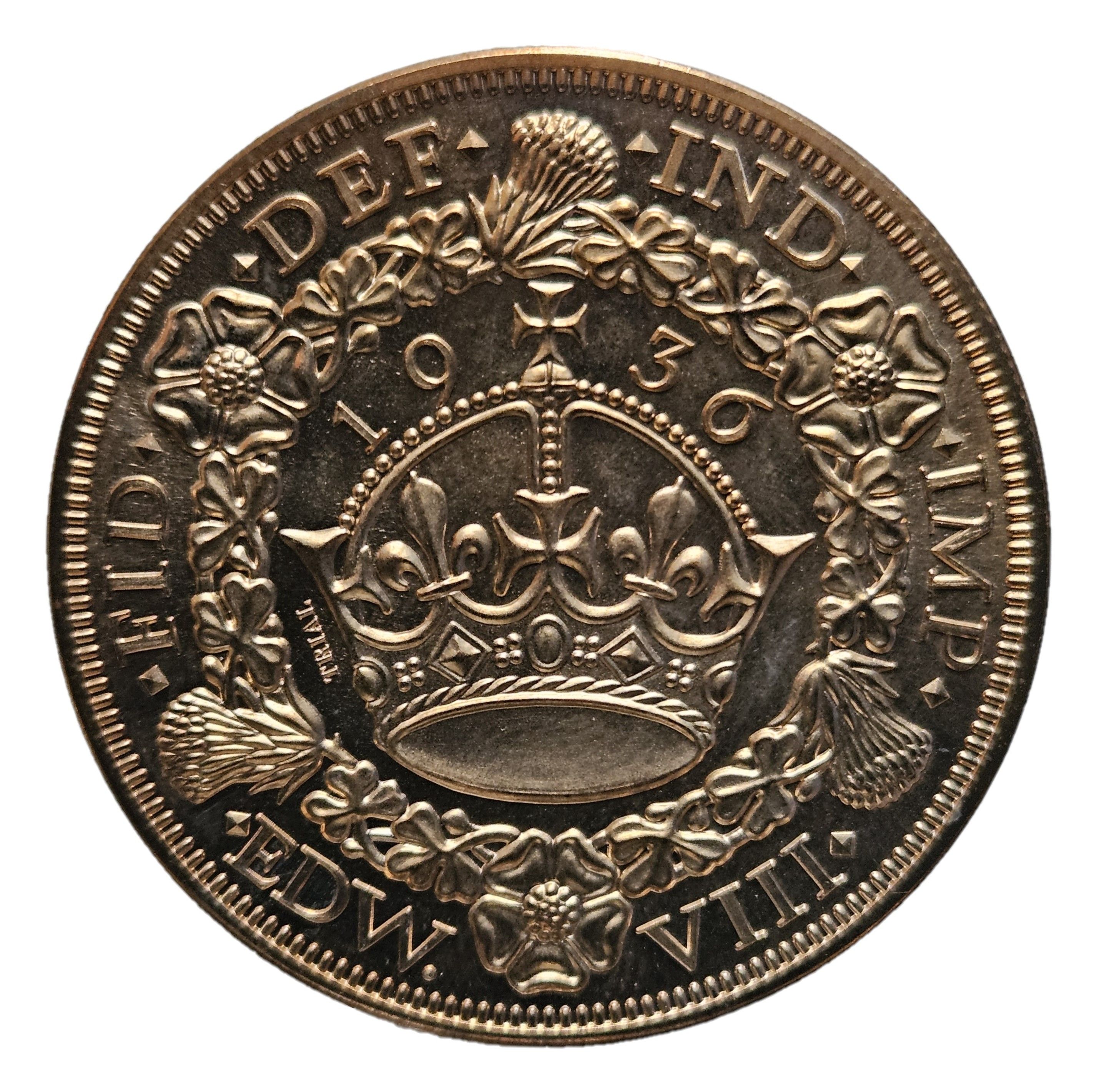 Fantasy Coin - Edward VIII "Wreath" Crown, Trial reverse