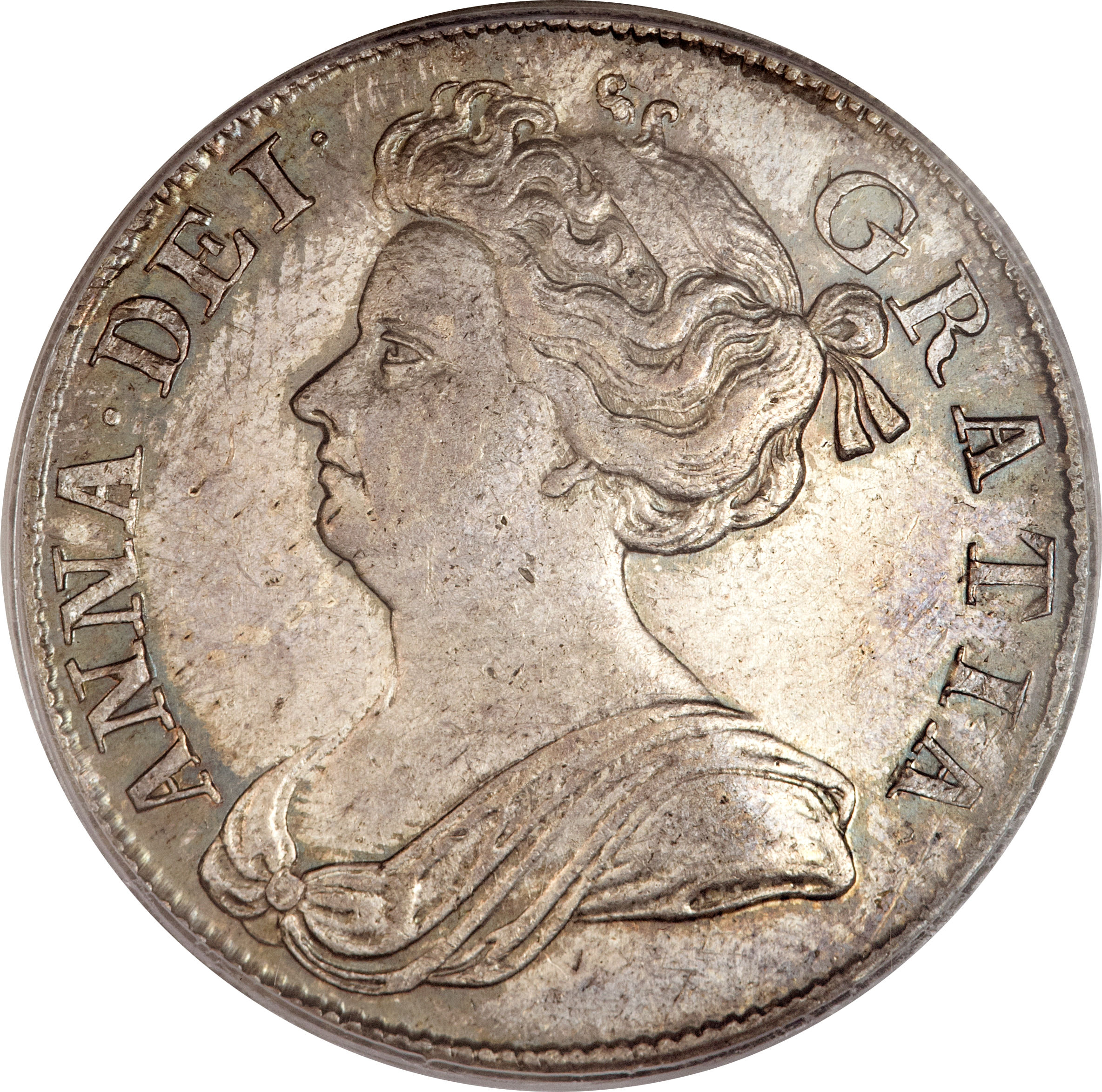 ½ Crown - Anne post-Union obverse