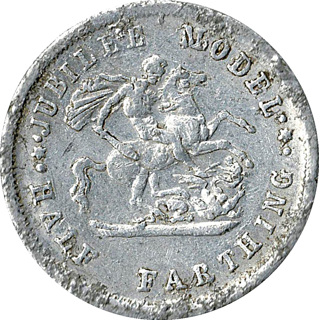 Half Farthing - Victoria Lauer Model reverse