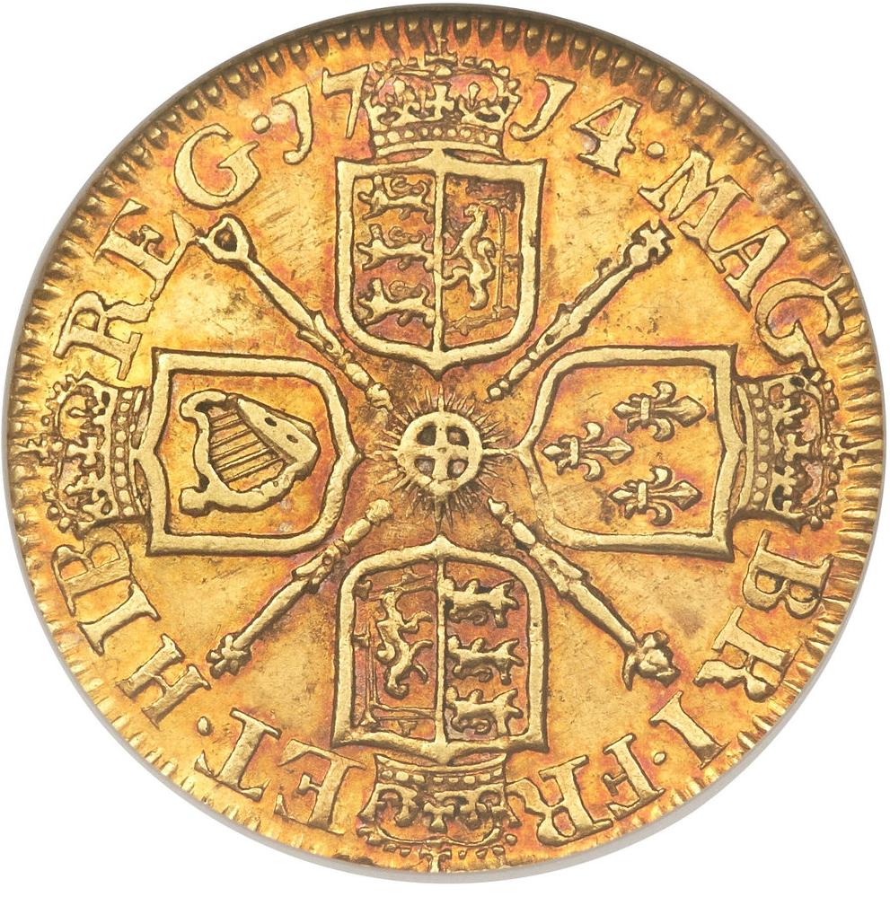 ½ Guinea - Anne reverse