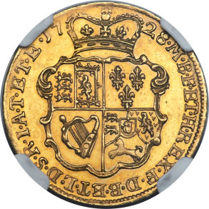 ½ Guinea - George II reverse