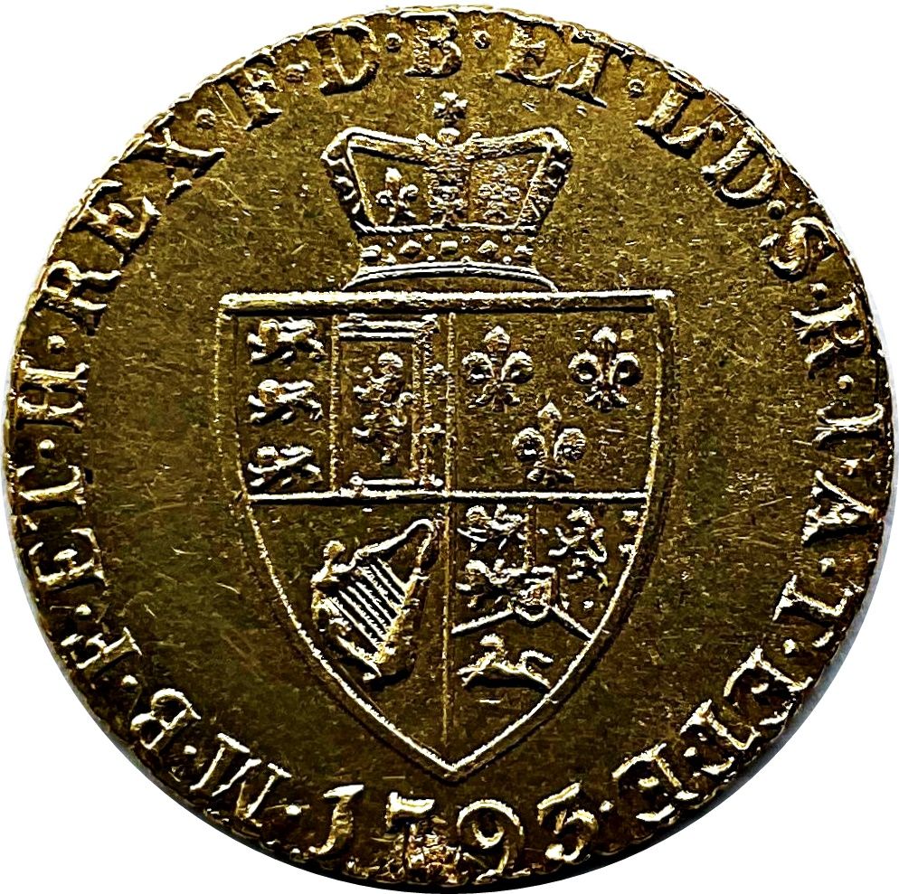 ½ Guinea - George III 5th portrait reverse