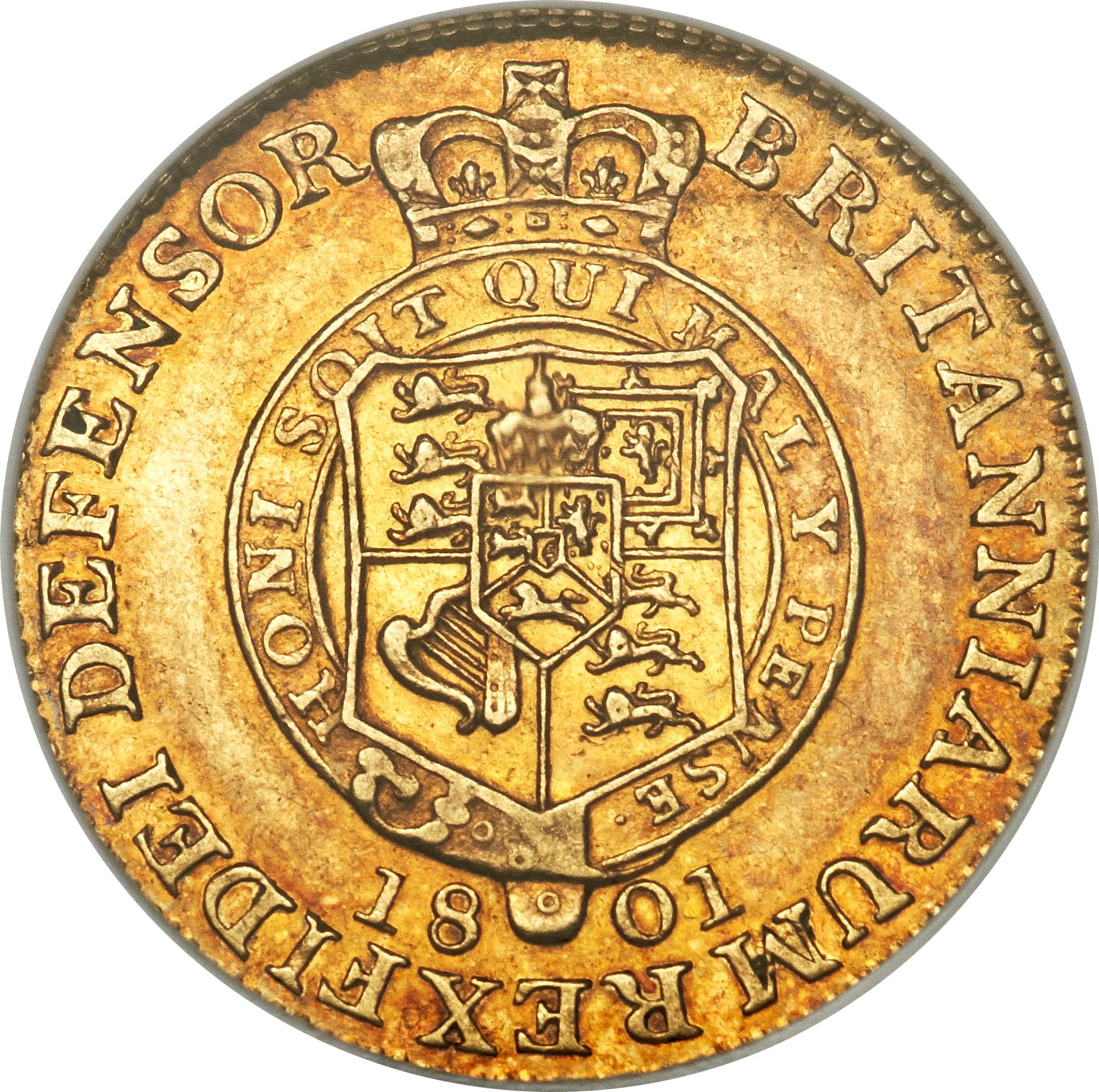 ½ Guinea - George III 6th portrait reverse