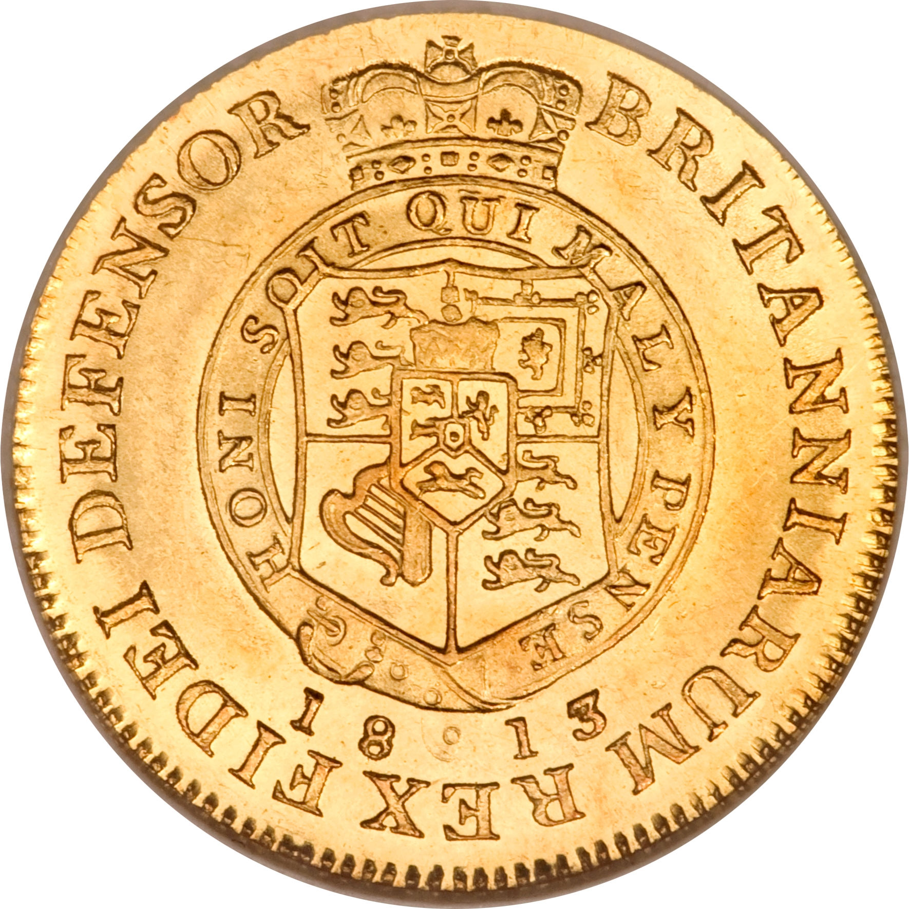 ½ Guinea - George III 7th portrait reverse