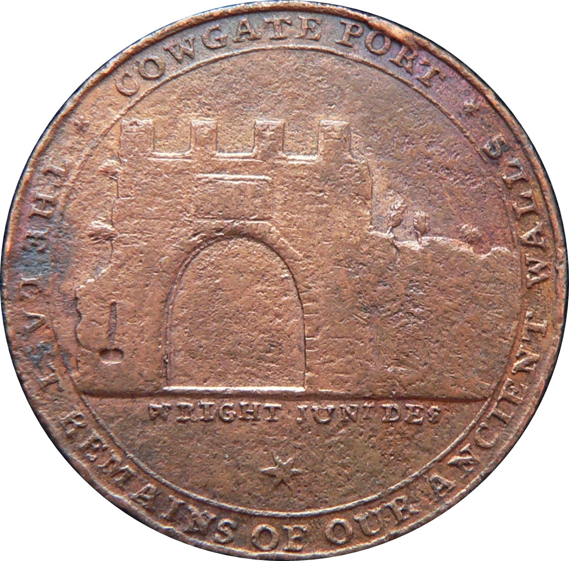 ½ Penny Angusshire - Dundee / A. Swap reverse