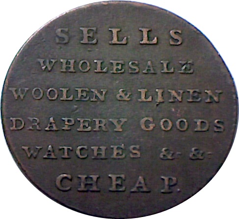 ½ Penny Angusshire - Dundee / W. Croom reverse