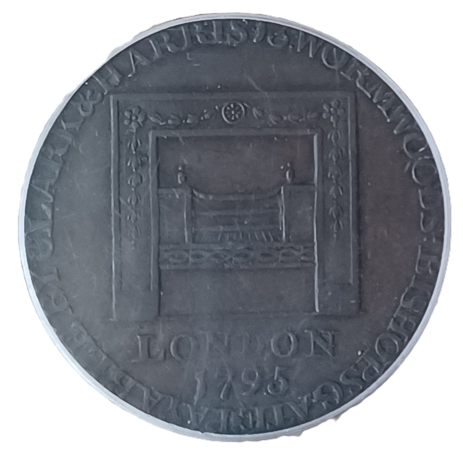 ½ Penny Birmingham - Washington- Grate reverse