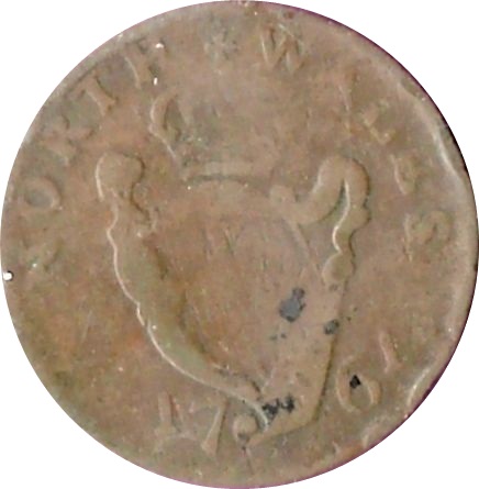 ½ Penny Charles Fox M.P - North Wales reverse