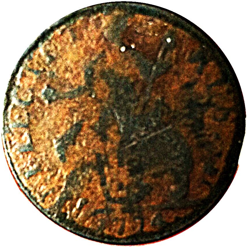 ½ Penny Clauduis Romanus - Delectat Rus reverse