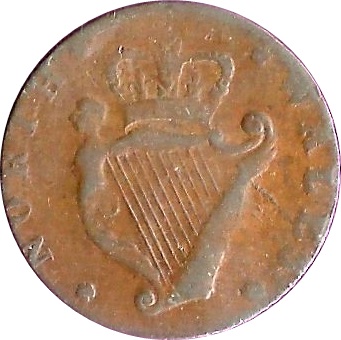 ½ Penny Colonel Kirk - North Wales reverse