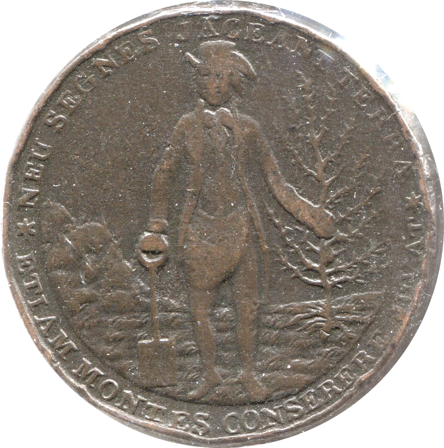 ½ Penny Edinburgh - Anderson and Leslie's reverse