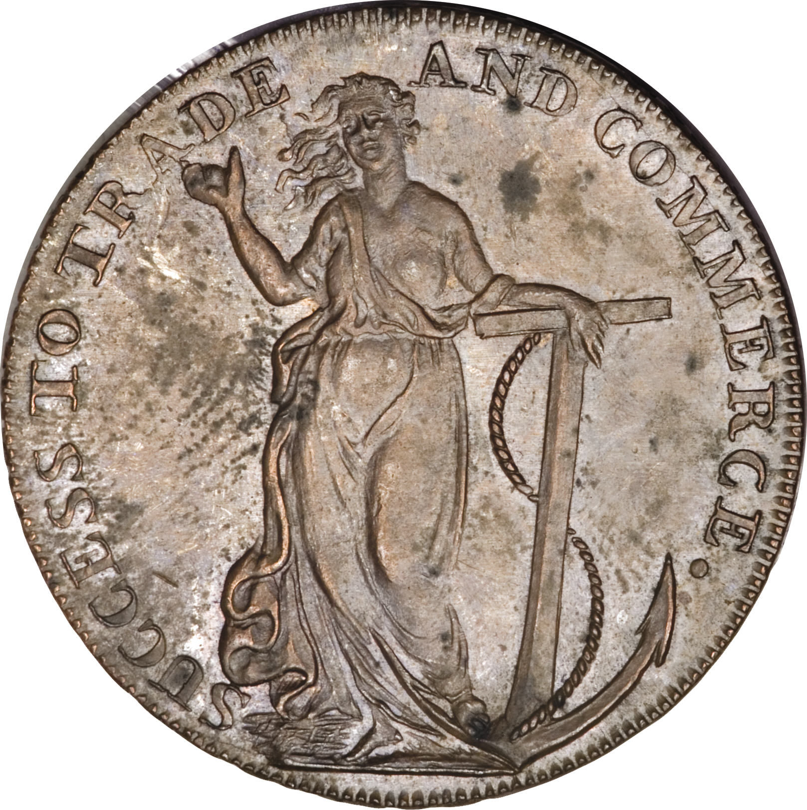 ½ Penny Essex - Braintree / W. Goldsmith reverse