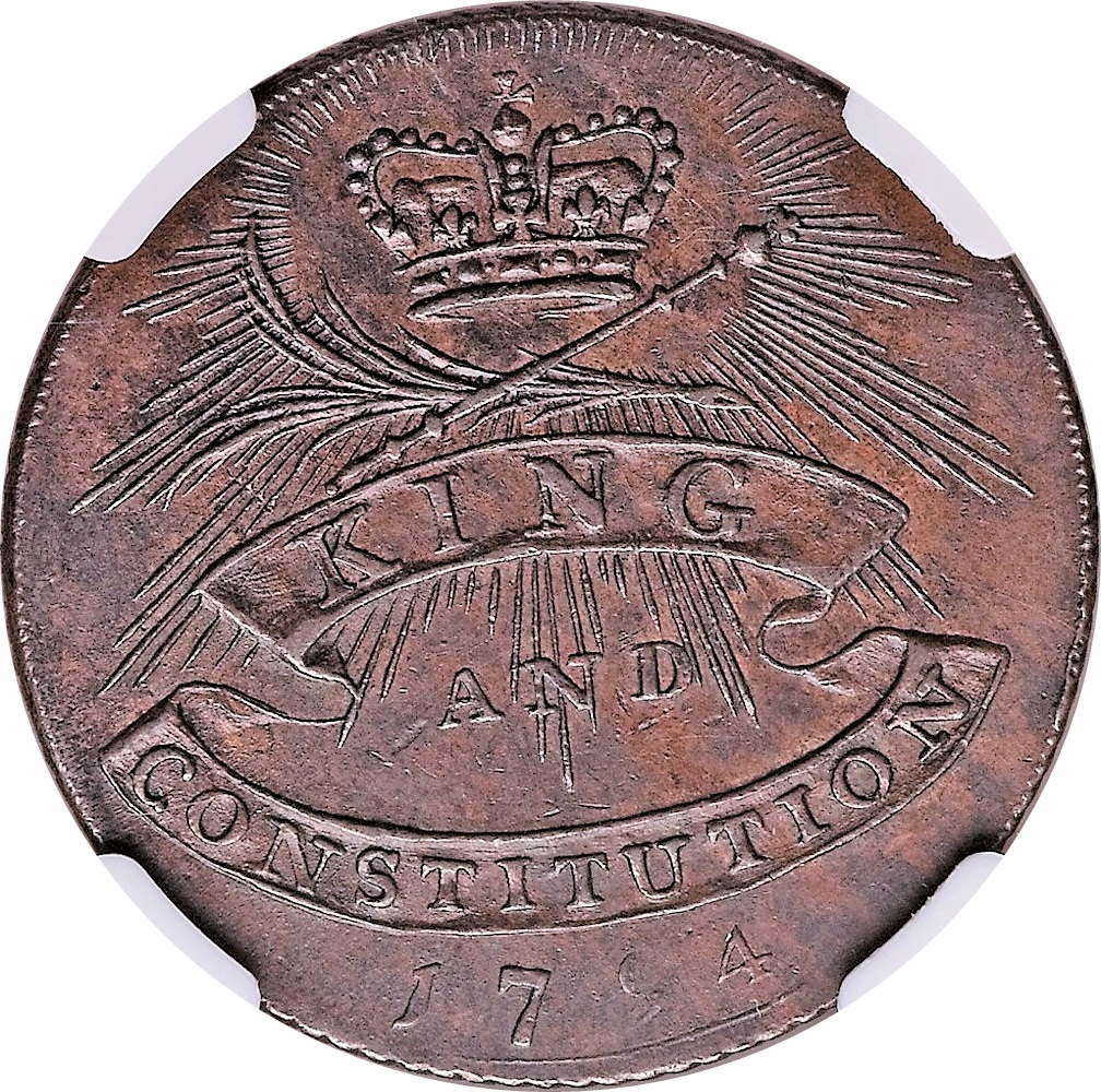 ½ Penny Essex - Chelmsford / J. Jordan reverse