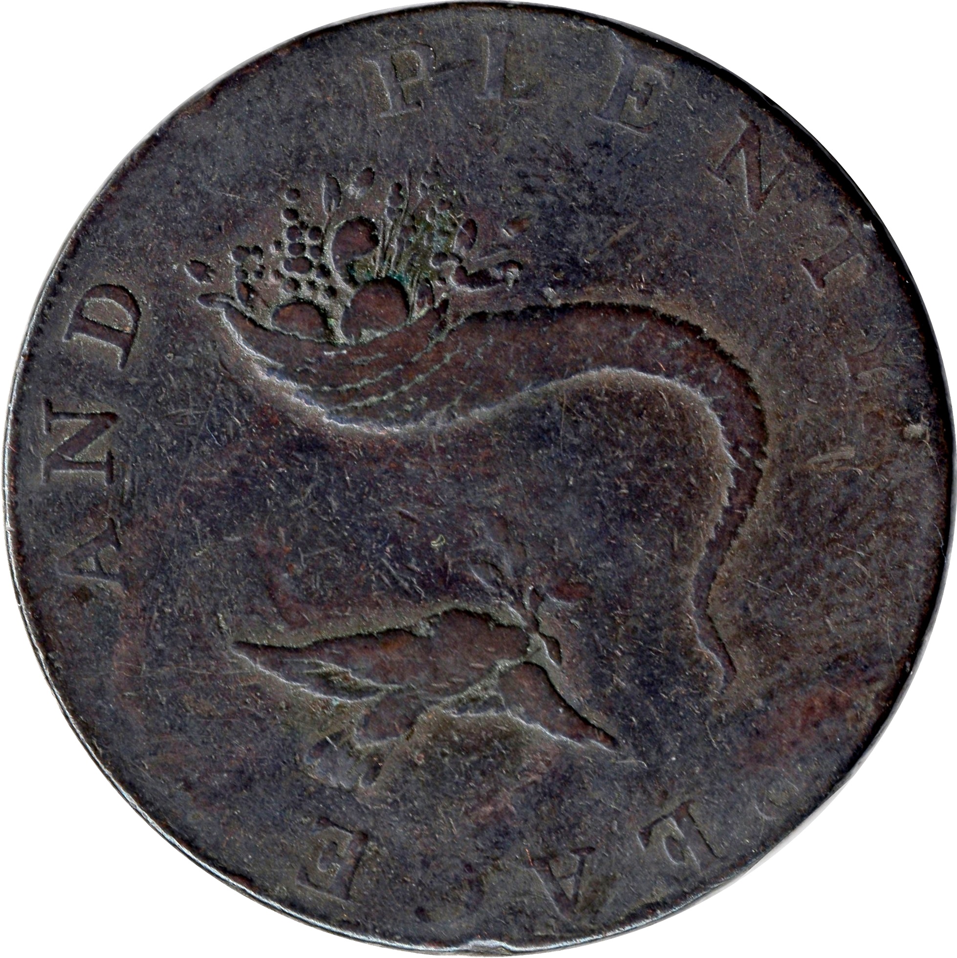 ½ Penny Essex - Chelmsford / W. Clachar reverse