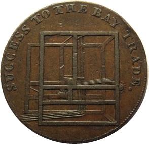 ½ Penny Essex - Colchester / Castle reverse