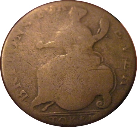 ½ Penny George For Ever - Britons For Ever reverse