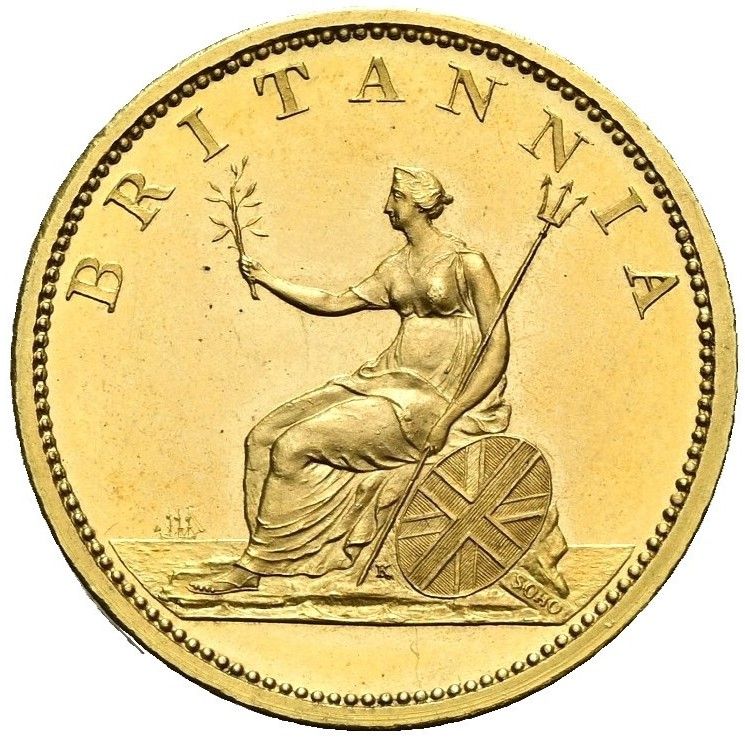 ½ Penny - George III 4th issue - Pattern reverse