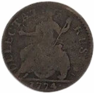 ½ Penny - George III Evasion Token reverse