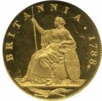 ½ Penny - George III Gold Strike Pattern reverse