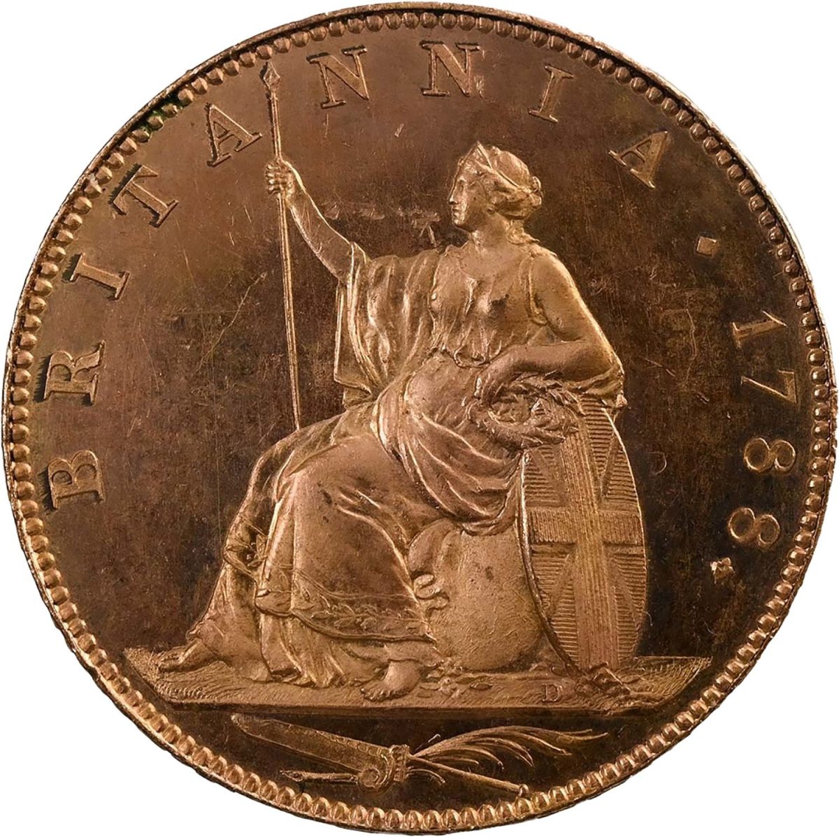 ½ Penny - George III Pattern reverse