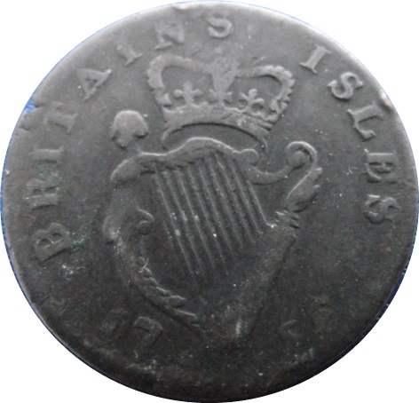 ½ Penny George Rules - Britains Isles reverse